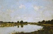 Eugene Boudin Deauville  O rio morto Spain oil painting artist